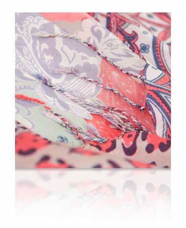 Палантин Женский S40-ANIMAL.PAIS/CORAL